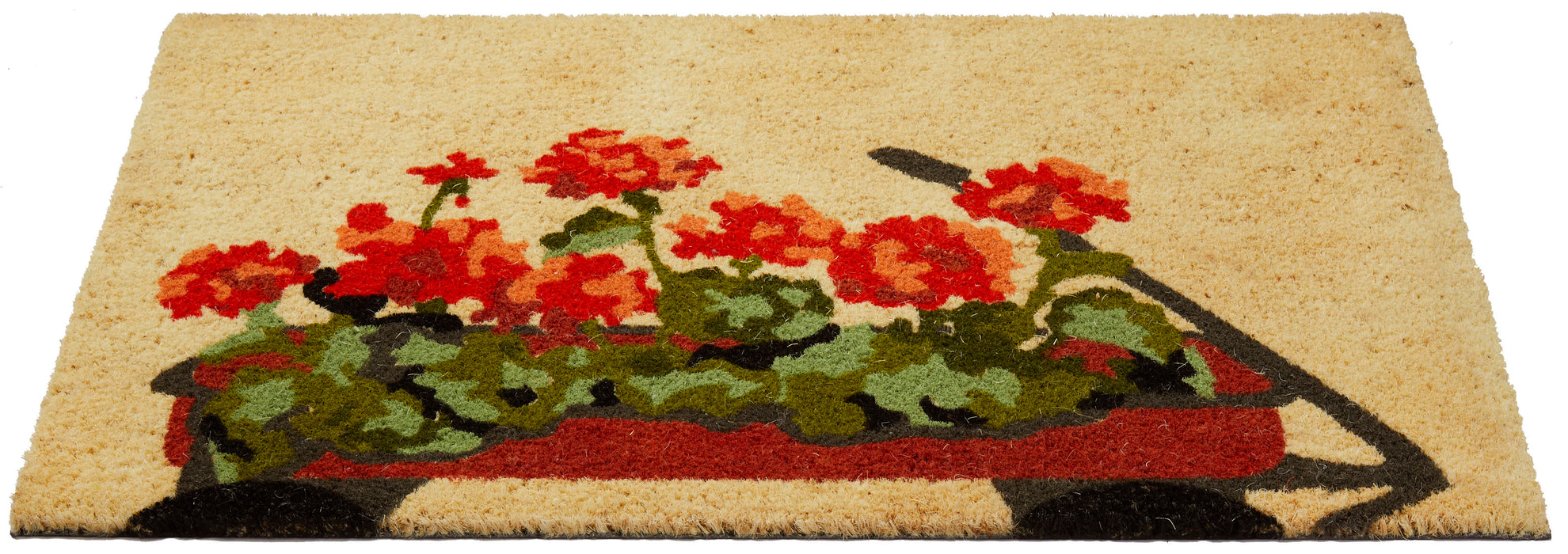 Geranium Wagon Doormat