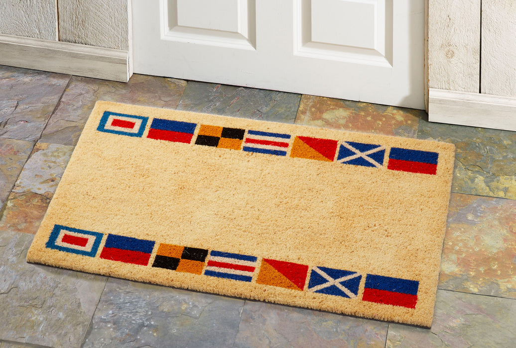 Nautical Flags Doormat