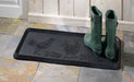 Hens and Chicks Rubber Boot Tray 32x16