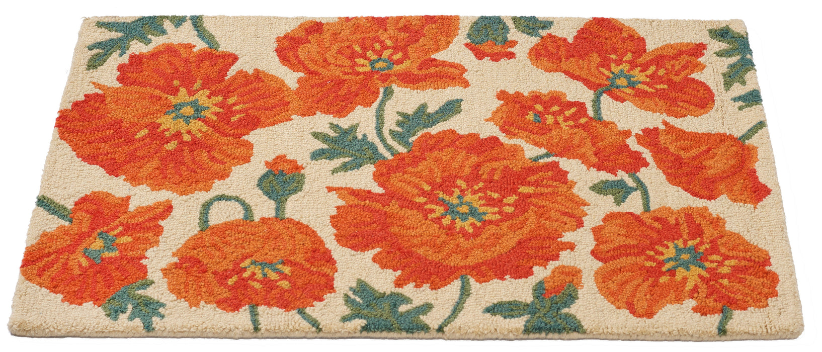 Poppy Hooked Rug