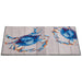 Crab Pair Non-Slip Printed Nylon Rug 21x34