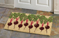 Beets Natural Fiber Printed Coir Doormat 18x30