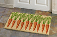 Carrots Natural Fiber Printed Coir Doormat 18x30