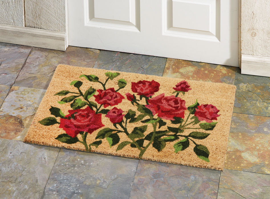 Red Roses Doormat