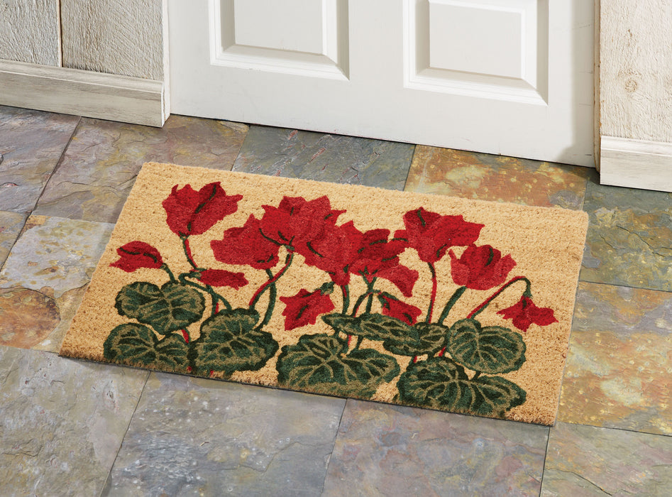 Cyclamen Doormat