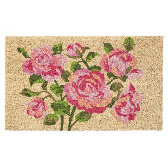 Pink Roses Doormat